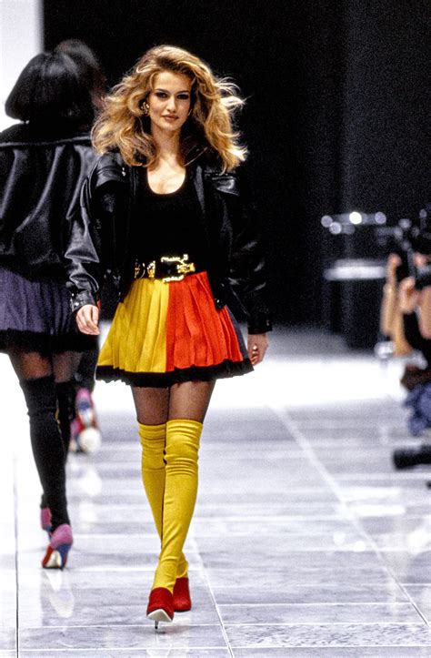 versace 1991 fall fashion show